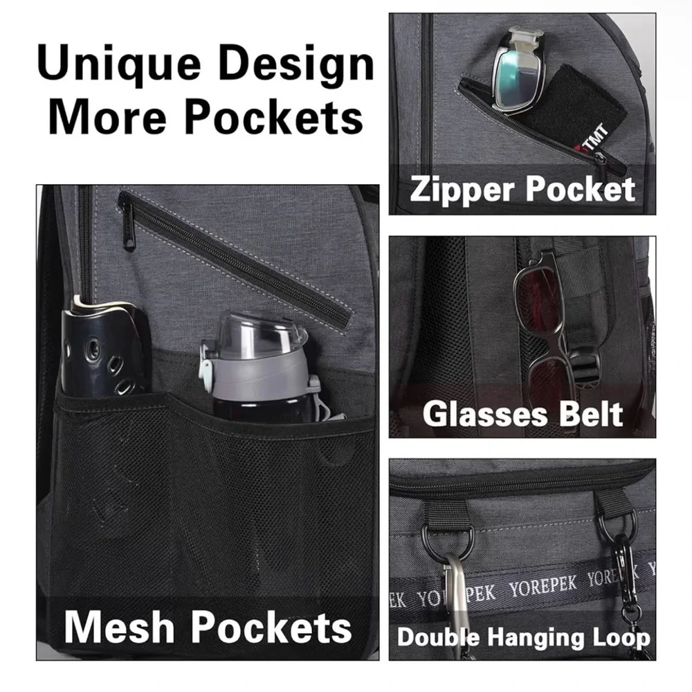Gray Sports Backpack